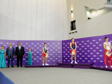Азербайджанские гимнасты стали обладателями золотых медалей в синхронных прыжках на батуте - ОБНОВЛЕНО - ФОТО