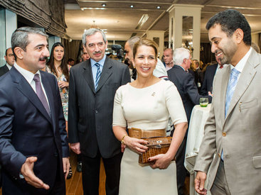 Принцесса Иордании провела в Баку коктейль-вечер для участников Генассамблеи FEI - ФОТО