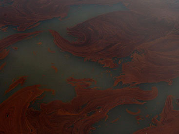 В Батуми в реку попала нефть