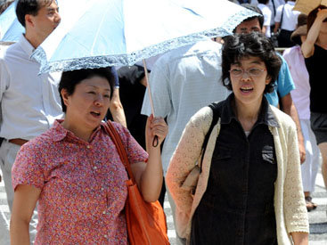 Более 500 японцев госпитализированы из-за жары