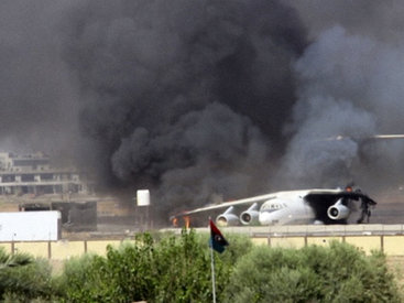 В Ливии разбился военный самолет