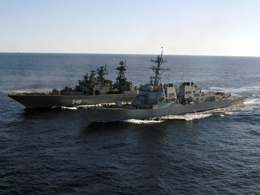 Российские военные корабли войдут в порт Баку