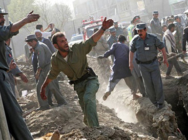 Взрыв в Афганистане, десятки раненых