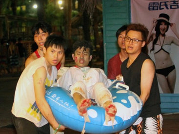 Названа причина взрыва в аквапарке на Тайване