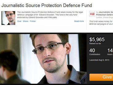 Открыт фонд для финансовой поддержки Сноудена