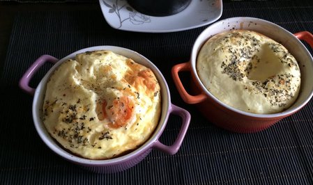 Суфле-омлет с креветками - Пошаговый рецепт - ФОТО