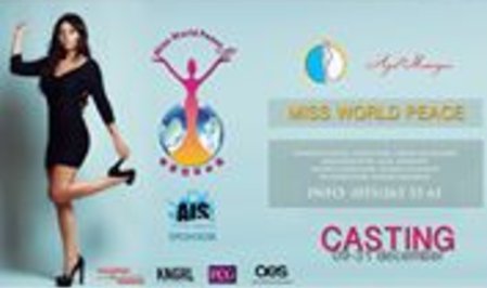 Объявляется кастинг для девушек на участие в “Miss World Peace”