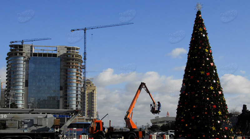 Новогоднее настроение: Баку в ожидании сказки - ФОТОСЕССИЯ