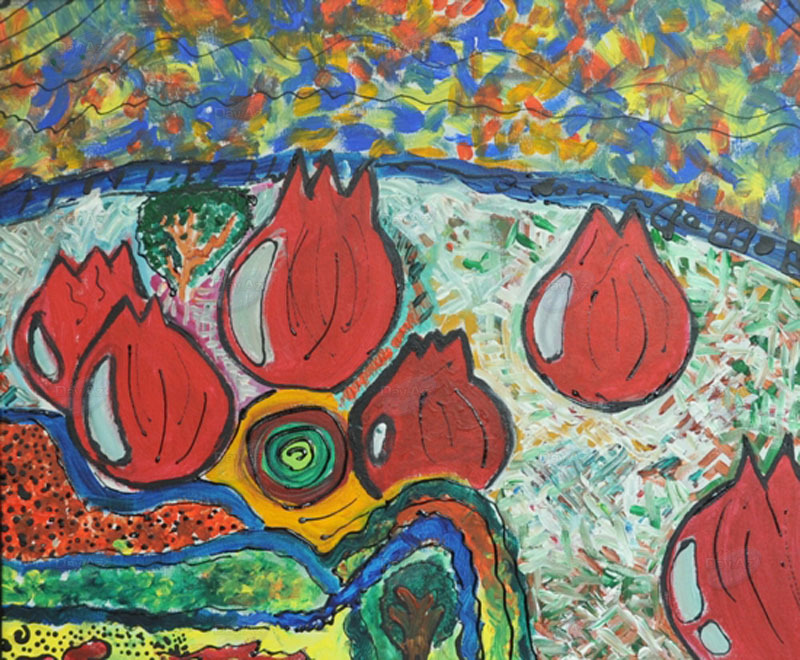Все краски мира в работах семилетнего художника - ФОТО