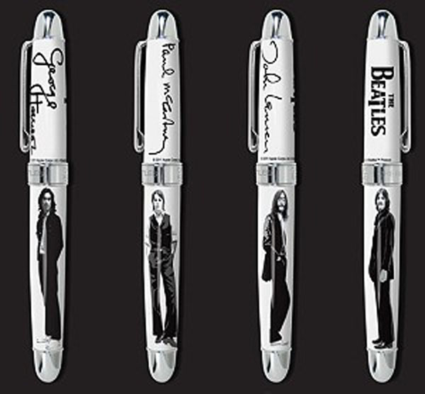 Эксклюзивные ручки с изображением The Beatles - ФОТО