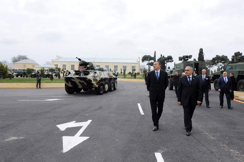 Президент Азербайджана принял участие в открытии ряда предприятий оборонной промышленности - ОБНОВЛЕНО - ФОТО