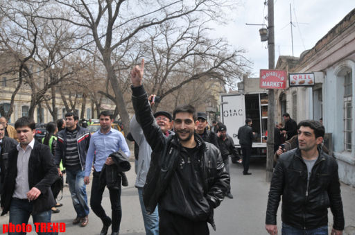 Попытка провести несанкционированный митинг в Баку не удалась - ОБНОВЛЕНО - ФОТО
