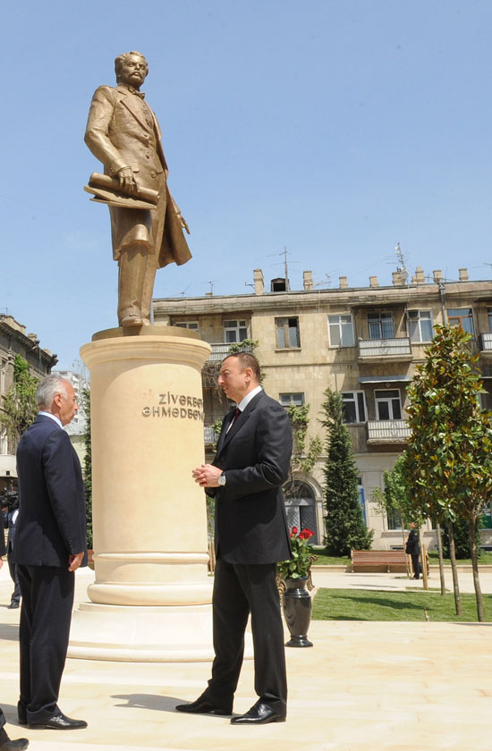 Президент Азербайджана принял участие в открытии парка Зивер бека Ахмедбекова - ФОТО
