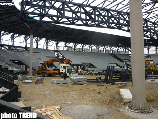 В Баку завершилась установка крыши в комплексе, где может пройти "Евровидение" - ФОТО