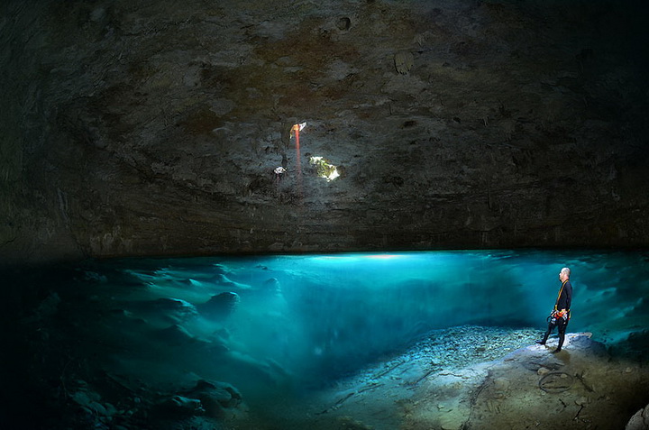 Удивительные подводные пещеры - ФОТОСЕССИЯ