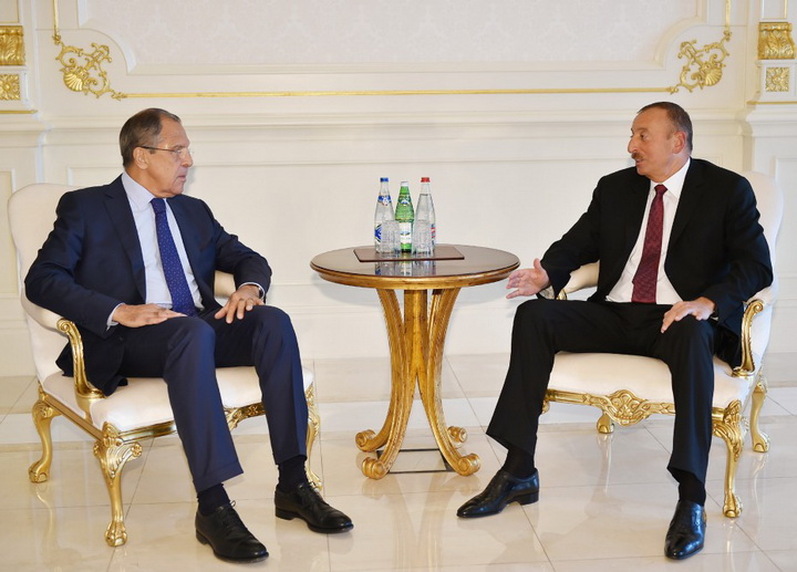 Президент Ильхам Алиев: "Азербайджан настроен на продолжение эффективного и успешного развития двусторонних отношений с Россией" - ФОТО