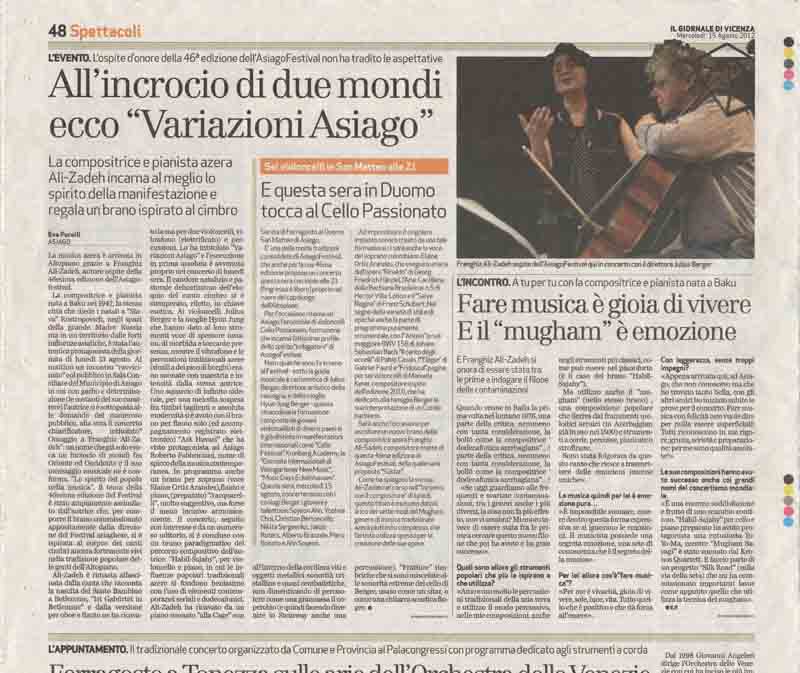 Небывалый успех азербайджанского композитора в Венеции - ФОТО