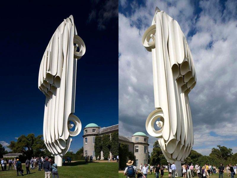 Невероятные скульптуры из машин - ФОТОСЕССИЯ