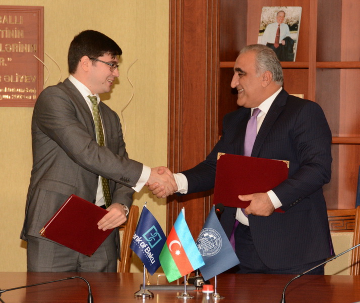 "Bank of Baku" и Азербайджанский Государственный Экономический Университет подписали соглашение о сотрудничестве - ФОТО