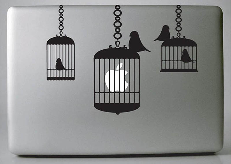50 креативных наклеек на MacBook - ФОТОСЕССИЯ
