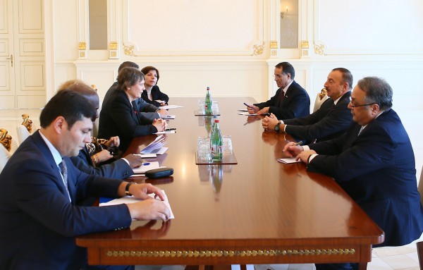Президент Ильхам Алиев принял гендиректора ИСЕСКО, экс-премьера Италии, экс-президента Эстонии и руководителя ПРООН - ОБНОВЛЕНО - ФОТО