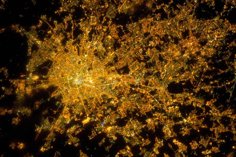 Ночные города. Вид из космоса - ФОТОСЕССИЯ