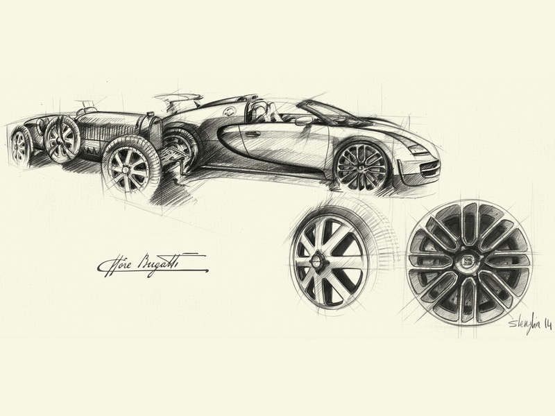 Bugatti посвятила спецверсию гиперкара Veyron своему основателю - ФОТО