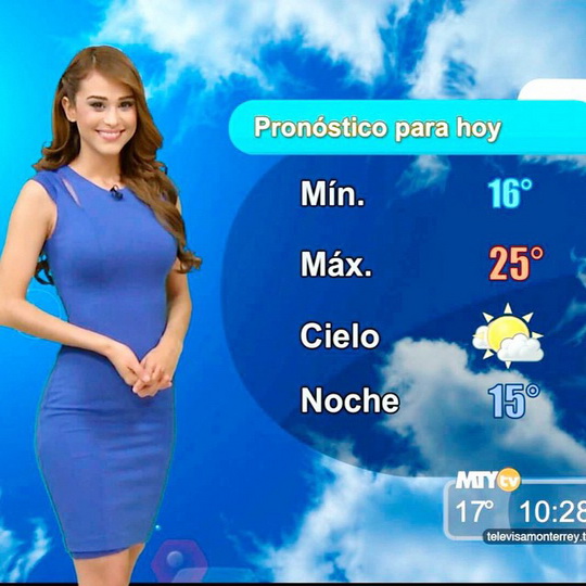 Эта ведущая прогноза погоды взорвала рейтинги мексиканского ТВ - ФОТО