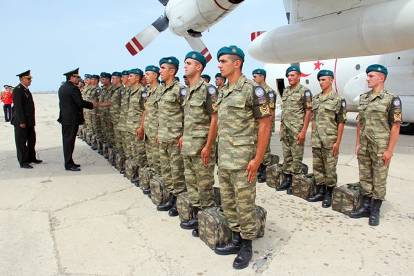 Азербайджанские миротворцы отправились в Афганистан - ФОТО - ВИДЕО
