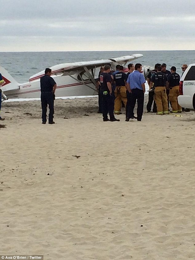 На пляж упал самолет, пострадал подросток - ФОТО - ВИДЕО