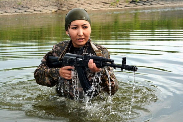 Девушки из армии Казахстана - ФОТОСЕССИЯ