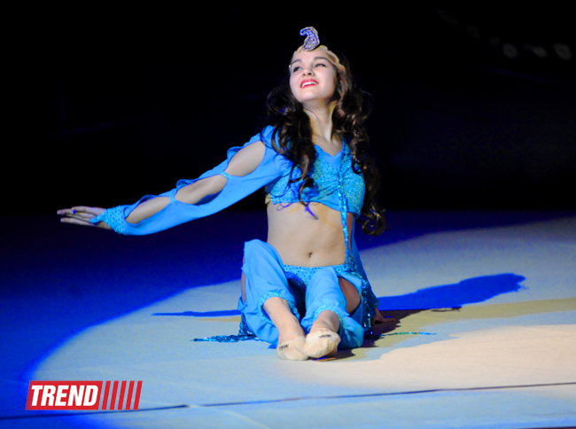 Великолепный праздник гимнастики: в Баку рассказали "Самую красивую сказку Шахерезады" - РЕПОРТАЖ - ФОТО