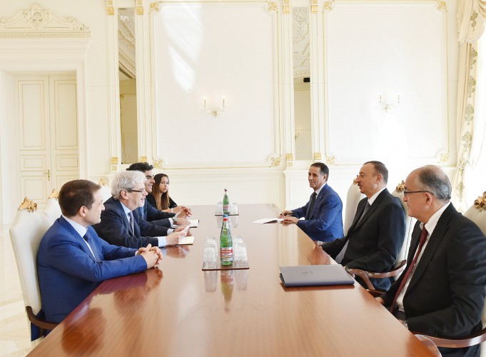 Президент Ильхам Алиев принял первого вице-премьера Италии и главу Спортивной федерации исламской солидарности - ОБНОВЛЕНО - ВИДЕО