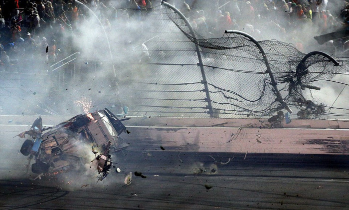 Самые страшные аварии на автогоноках NASCAR - ФОТОСЕССИЯ