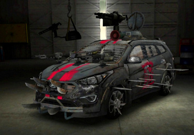 Hyundai создала машину-борца с зомби - ФОТО
