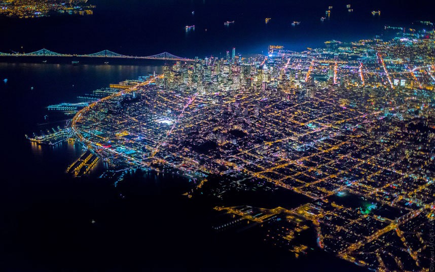Фото ночного Сан-Франциско, от которых захватывает дух - ФОТОСЕССИЯ