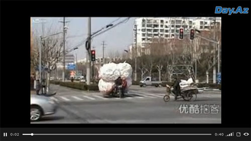 Как перевозят грузы в Китае - ВИДЕО