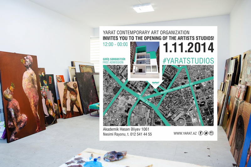 Состоится открытие художественных мастерских YARAT Studios - ФОТО