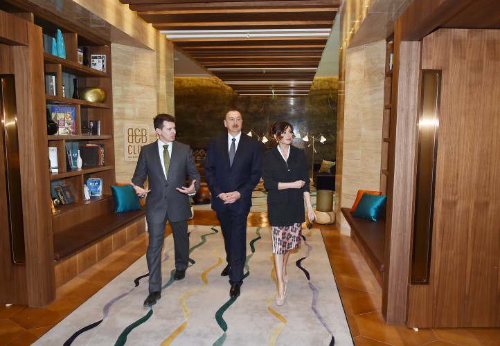 Президент Ильхам Алиев и его супруга Мехрибан Алиева приняли участие в открытии отеля "Интурист" - ОБНОВЛЕНО - ФОТО - ВИДЕО