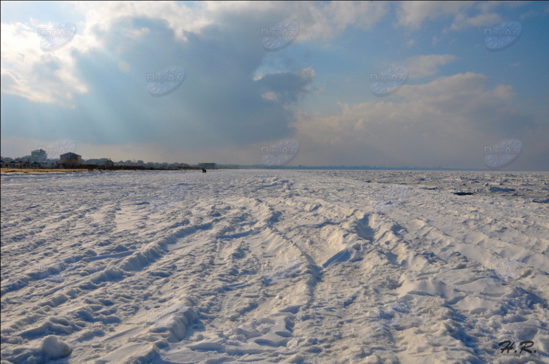 "Фотоклуб Day.Az": Очарование ледяного Каспия - ФОТОСЕССИЯ