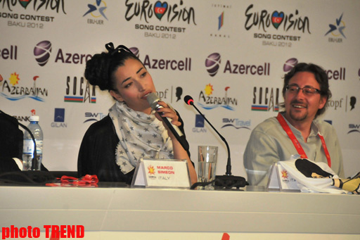 Участница "Евровидения" от Италии потеряла в Баку дар речи - ФОТО