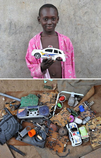 Во что играют дети в африканских трущобах - ФОТОСЕССИЯ