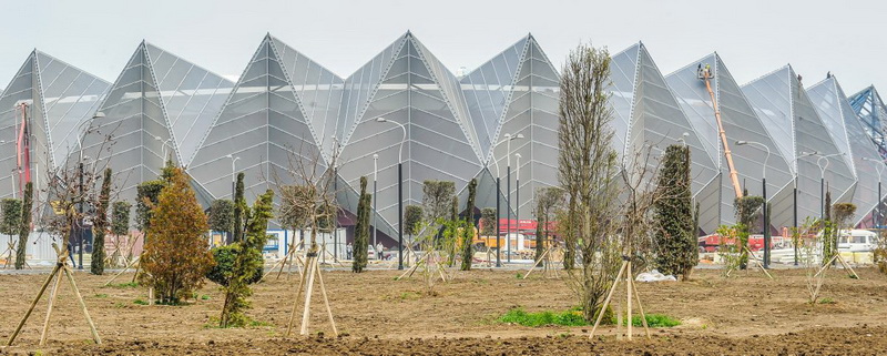 Завершено строительство комплекса "Baku Cristall Hall" для "Евровидения 2012" - ОБНОВЛЕНО - ФОТО