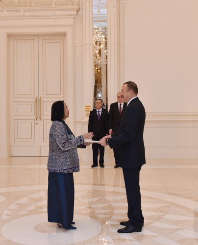 Президент Ильхам Алиев принял верительные грамоты новых послов Филиппин, Гватемалы, Таиланда, Австралии, Новой Зеландии - ОБНОВЛЕНО - ФОТО