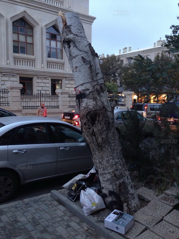 Жителям этой улицы в Баку больше не угрожает опасность - ФОТО