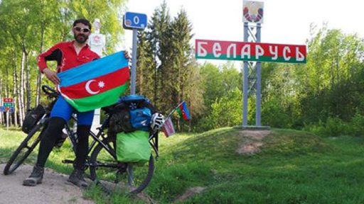 Рамиль Зиядов велотур по Беларуси посвятил Дню Республики в Азербайджане - ФОТО