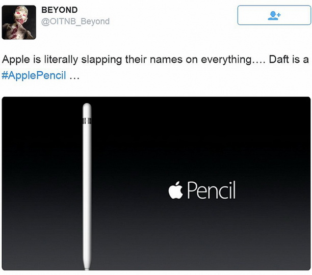 Интернет издевается над Apple Pencil - ФОТО