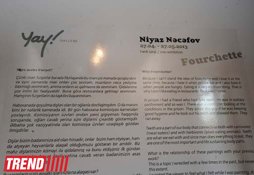 YARAT! представил персональную выставку Нияза Наджафова - ФОТО