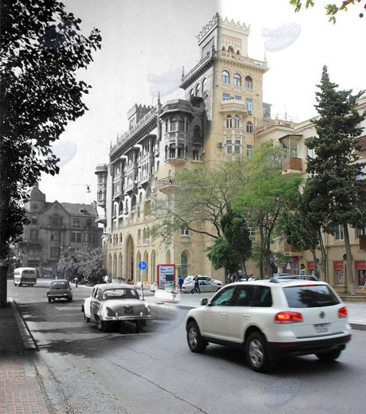 "Фотоклуб Day.Az": Коллаж новых и старых фотографий Баку - ФОТО