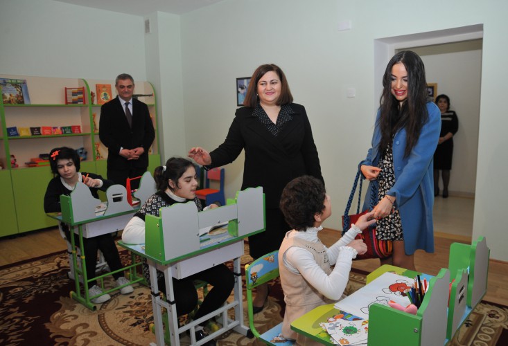 Вице-президент Фонда Гейдара Алиева Лейла Алиева посетила ряд детских домов накануне Новруз байрамы - ФОТО
